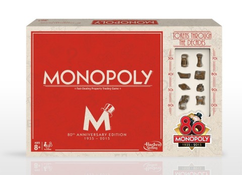 Monopoly 80th Anniversary Edition Game package