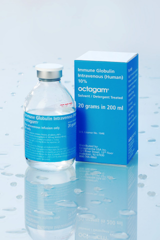 Octapharma USA today announced that the U.S. Food and Drug Administration (FDA) has approved the company's manufacturing facility in Vienna, Austria for the production of Octagam 10% [Immune Globulin Intravenous (Human) 10% (100 mg/mL) Liquid Preparation], which became available in the U.S. during October 2014. (Photo: Business Wire)