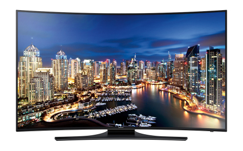 Experience 4K UHD with this curved 55-inch TV from Samsung for just $1,499. (Photo: Best Buy)