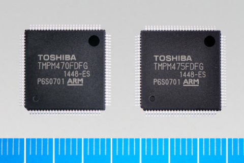 Toshiba: new microcontrollers "TMPM470FDFG" and "TMPM475FDFG" for home appliances and factory automation systems. (Photo: Business Wire)