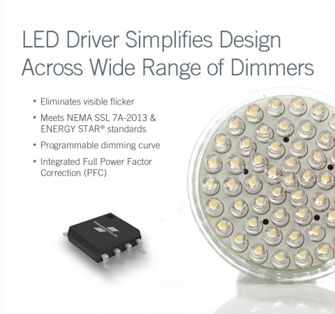 Fairchild Simplifies Dimmable LED Lighting Design Across Wide Range of Dimmers (Graphic: Business Wire)