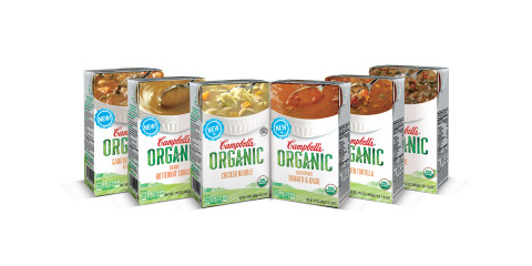 Campbell Soup Company launches Campbell's Organic, a line of six, premium, ready-to-eat soups made w ... 