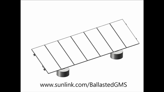 SunLink Corporation introduces a new cast-in-place foundation option for its proven ground mount PV racking system, Ballasted GMS. Unlike the current default construction method of shipping large pre-cast concrete ballast blocks to solar installation sites, the new cast-in-place option leverages off-the-shelf concrete forms and standard construction methods to pour concrete ballasts on site. Watch how it works in this animation from SunLink.