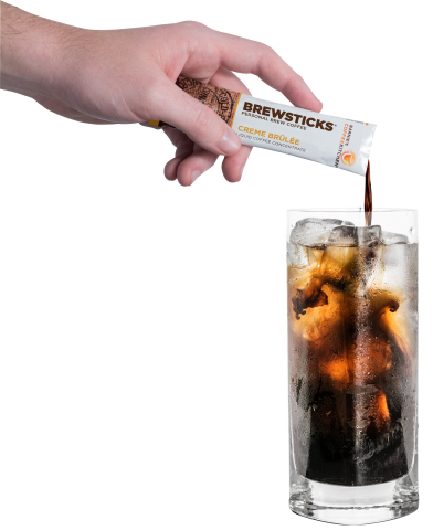 BREWSTICKS cold-brewed liquid coffee blends instantly with water to make iced or hot coffee. (Photo: Business Wire)