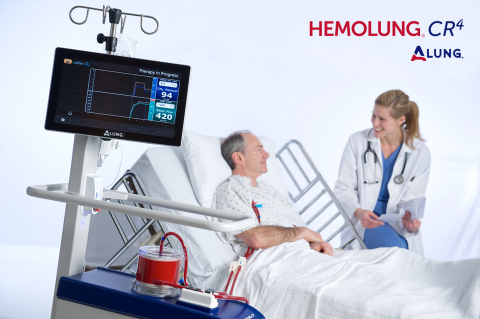 The Hemolung CR4 Controller, part of the Hemolung Respiratory Assist System, provides extracorporeal carbon dioxide removal (ECCO2R) for patients suffering from acute respiratory failure. (Photo: Business Wire)