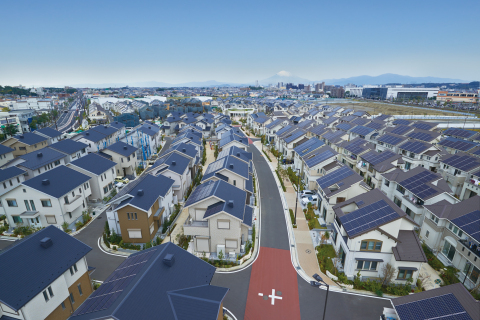 View of Fujisawa Sustainable Smart Town (Photo: Business Wire)