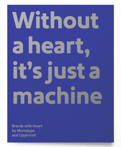 Brands with Heart curated typeface collection by Monotype and Lippincott (Graphic: Business Wire)