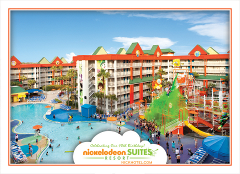 The Nickelodeon Suites Resort's world famous lagoon pool. (Graphic: Business Wire)
