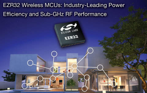 EZR32 Wireless MCUs: industry-leading power efficiency and sub-GHz RF performance (Photo: Business Wire)