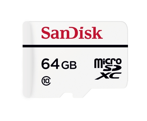 64GB SanDisk® High Endurance Video Monitoring microSDXC™ memory card (Photo: Business Wire)