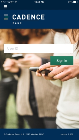Fluent login screen for iOS, Android or other smartphone device (Graphic: Business Wire)