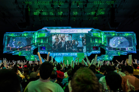 In addition to serving as a gathering place for the Blizzard gaming community, BlizzCon also hosts the global finals for Blizzard eSports, including the StarCraft II World Championship Series. (Photo: Business Wire)