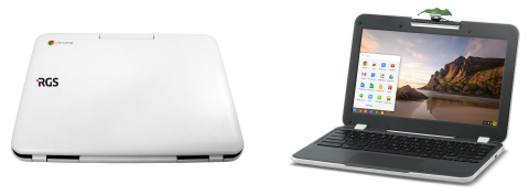 RGS Education Chromebook is a purpose-built for education product suited for schools looking to implement a Google Chrome OS and Google Apps for Education-based learning platform. (Photo: Business Wire)
