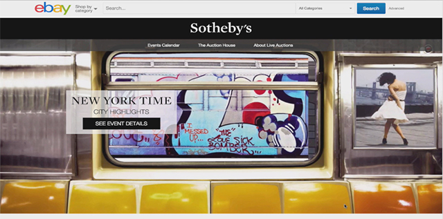 eBay and Sotheby's Live Auction Platform - B–Roll 