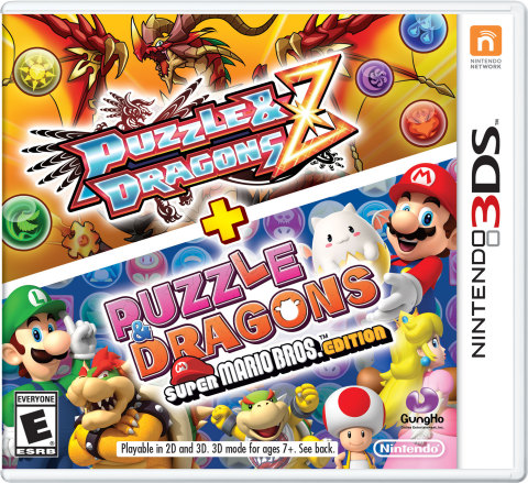 Nintendo Offers Two New Gigantic Puzzle Games at One Low Price with Puzzle & Dragons Z + Puzzle & Dragons Super Mario Bros. Edition for Nintendo 3DS. (Photo: Business Wire)