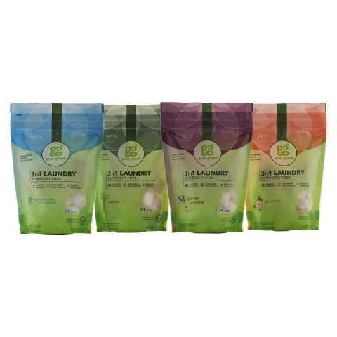 Grab Green offers NEW pouch packaging (Photo: Business Wire)