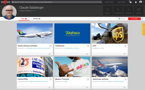 Shocase's new company advisors - including branding expert Claude Salzberger - will provide their input, advice and expertise on the features and functionalities of the Shocase network and demonstrate how the site allows branding professionals to connect with others in the industry, find the right marketing partners and stay on top of the news and trends impacting their professional lives. (Graphic: Business Wire)