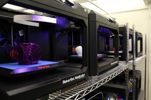 The MakerBot Innovation Center at UMass Amherst brings 3D printing technology to faculty, researchers and thousands of students. (Photo: Business Wire) 