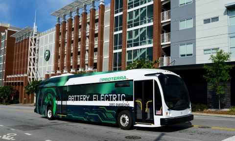 EV Bus Manufacturer Proterra Reaches 1,000,000th Mile in Revenue Service (Photo: Business Wire)