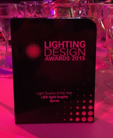 Soraa's LED Optical Light Engine was named Light Source of the Year at the prestigious Lighting Design Awards 2015. (Photo: Business Wire)