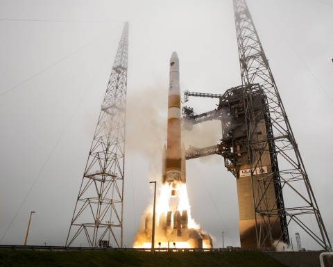Orbital ATK’s contributions to the Delta IV and GPS IIF that launched March 26 include cutting-edge technologies from across the company. Photo courtesy of ULA.