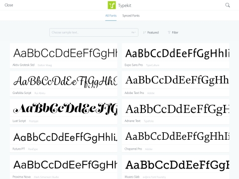 Fonts at your fingertips: Comp CC allows users to visualize their design concept by easily laying out text frames on an iPad. Integration with Typekit enables users to place professional desktop fonts in layouts. (Graphic: Business Wire)