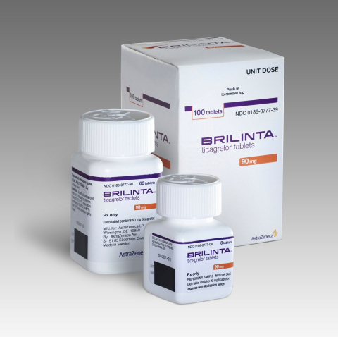 BRILINTA® (ticagrelor) tablets 90 mg - Please read full Prescribing Information, including Boxed WARNINGS, and Medication Guide. Additional information can be found at www.brilintatouchpoints.com. (Photo: Business Wire)
