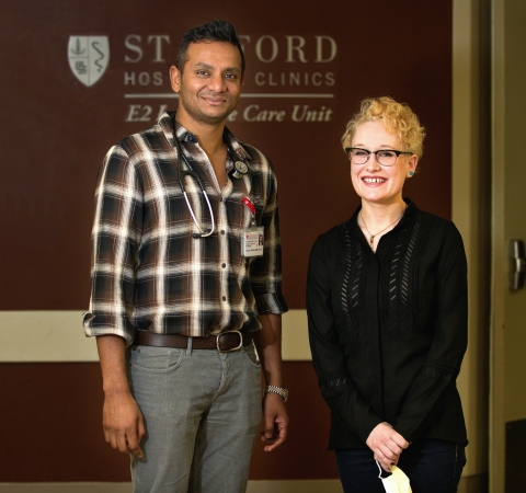 Catron's adult care is led by Paul Mohabir, MD, pulmonologist at the Cystic Fibrosis Center at Stanford Health Care. Mohabir is also clinical associate professor of pulmonary & critical care medicine at the School of Medicine. (Photo: Business Wire)
