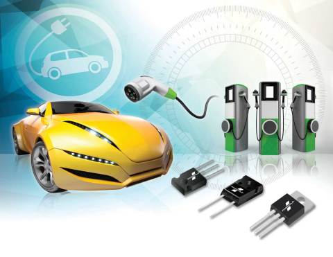 Fairchild is enabling hybrid and electric car makers to maximize efficiency, power density and reliability with a broad portfolio of auto qualified SuperFET II MOSFETs and High Voltage rectifiers. (Graphic: Business Wire)
