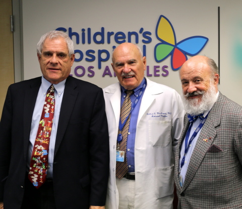 (L-R) Children's Hospital Los Angeles physicians Stuart Siegel, Richard MacKenzie and David Warburton were guest speakers at an event celebrating the 20-year pediatric health care partnership between CHLA and the National Center for Maternal and Child Health in Mongolia. (Photo: Business Wire)