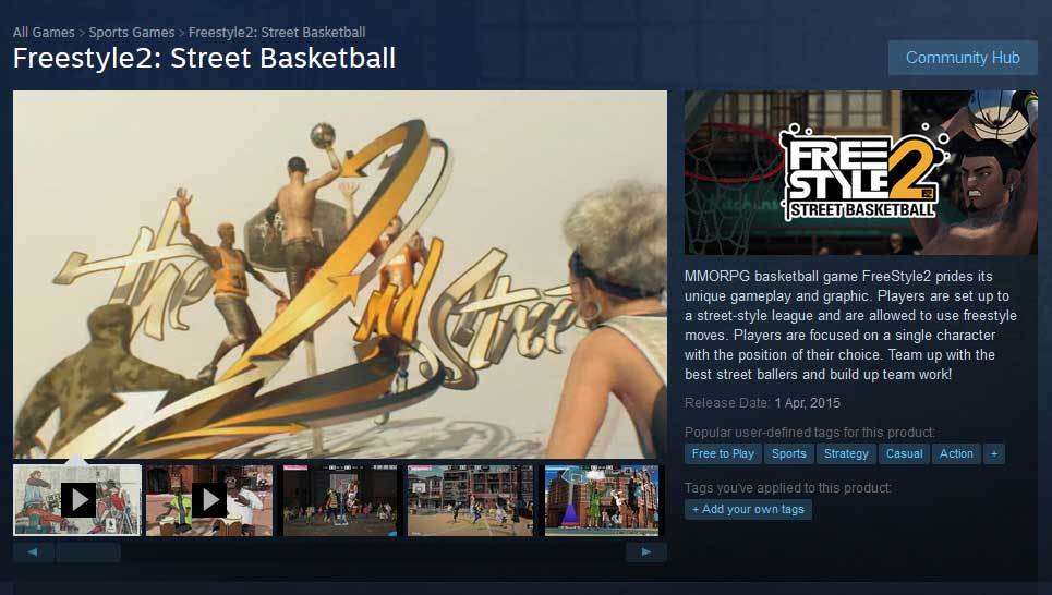 Freestyle 2: Street Basketball no Steam