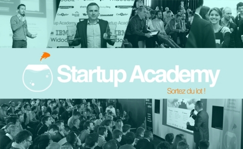 Startup Academy, premier concours de startups en France. (Graphic: Business Wire)