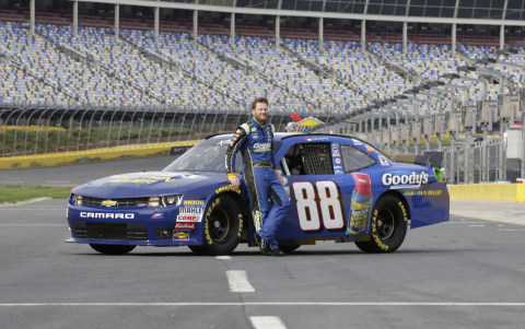 Dale Earnhardt Jr. and the No. 88 Goody’s car (Photo: Business Wire) 