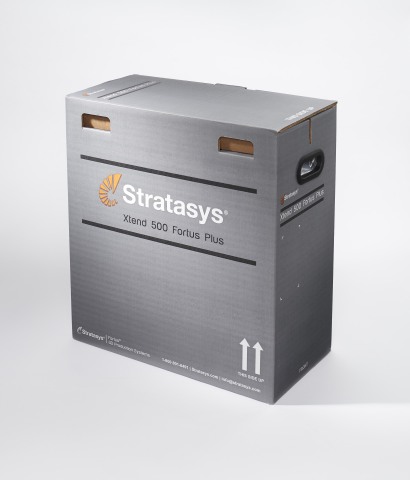 Xtend 500 Fortus Plus is a new high-volume material box for Fortus 3D Production Systems, offering five times the output of standard canisters. (Photo: Stratasys)