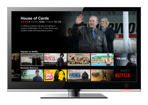DISH is the first major U.S. pay-TV provider to offer its customers a whole-home Netflix experience. (Graphic: Business Wire) 
