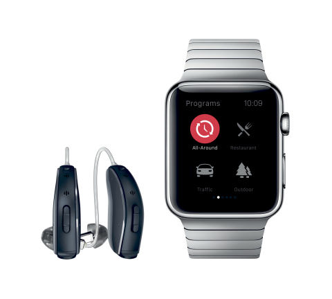 ReSound LiNX2 and Apple Watch (Photo: Business Wire)