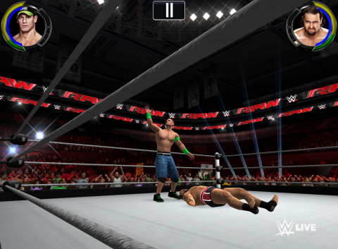 2K today announced the first simulation-based WWE video game for mobile platforms, WWE® 2K, is available now for download on iOS and Android devices. Available at a price point of $7.99, WWE 2K offers authentic WWE gameplay in a mobile format through inspiration from several popular gameplay elements and modes from the WWE 2K flagship WWE video game franchise available on consoles. (Graphic: Business Wire)