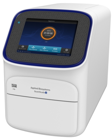 The QuantStudio 3 and 5 Real-Time PCR systems are designed to fully integrate with cloud computing technology to mark a new era in data sharing and global research collaboration. (Photo: Business Wire)