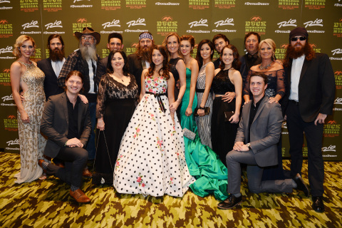 The Robertson Family Celebrates DUCK COMMANDER MUSICAL World Premiere at Rio Las Vegas 4.15.15 - Credit Denise Truscello
