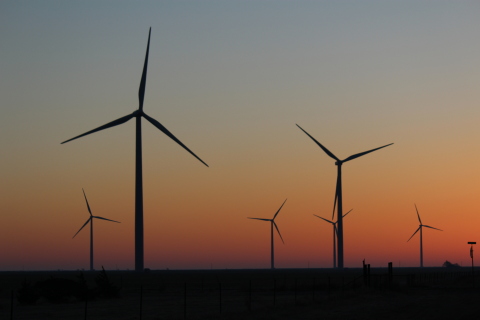 Hereford Wind Project in Hereford, Texas. (Photo: Business Wire)