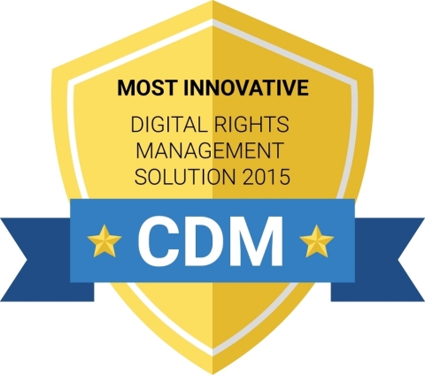 Cyber Defense Magazine names INSIDE Secure's DRM Fusion as the Most Innovative Digital Rights Management Solution (Graphic: Business Wire)