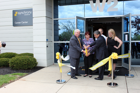 Synchrony Financial President and CEO Margaret Keane is joined by Kettering Mayor Don Patterson and  ... 