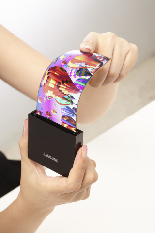 Flexible AMOLED Display - Samsung Display (Photo: Business Wire)
