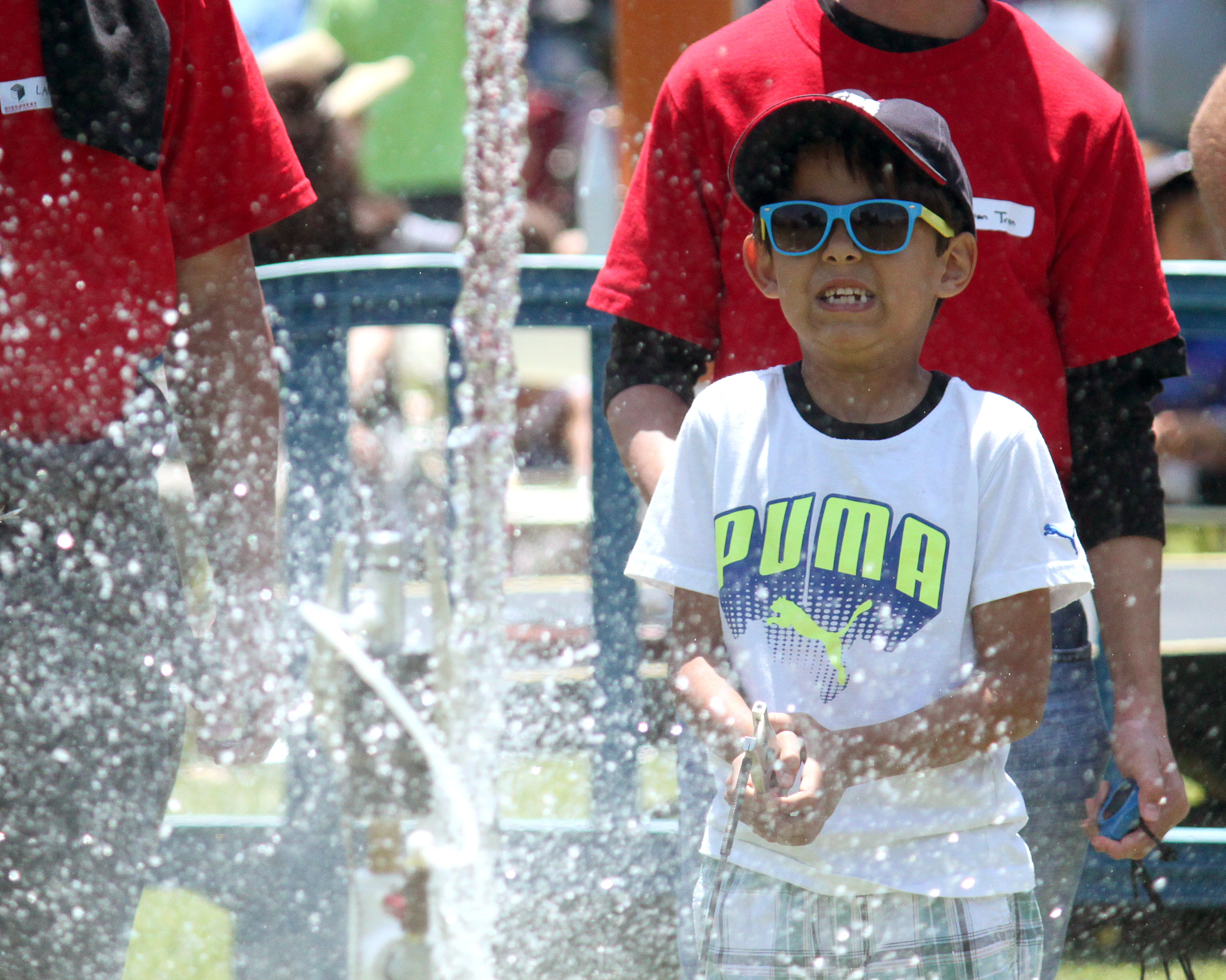 Photo Gallery: Soda bottle rockets launched during Discovery Cube