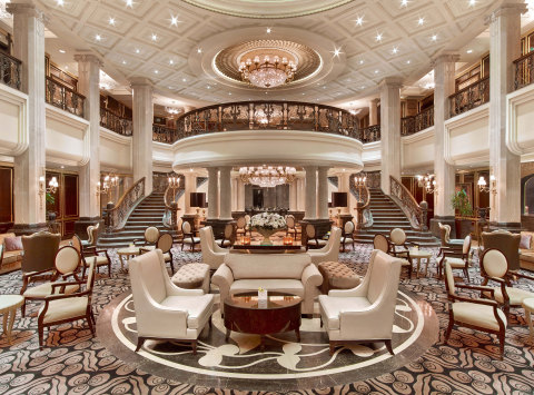 Starwood Hotels & Resorts - St. Regis Moscow Nikolskaya - Lobby (Photo: Business Wire)
