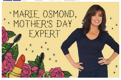 Groupon Mother's Day Collection & Tips from Marie Osmond (Graphic: Business Wire)