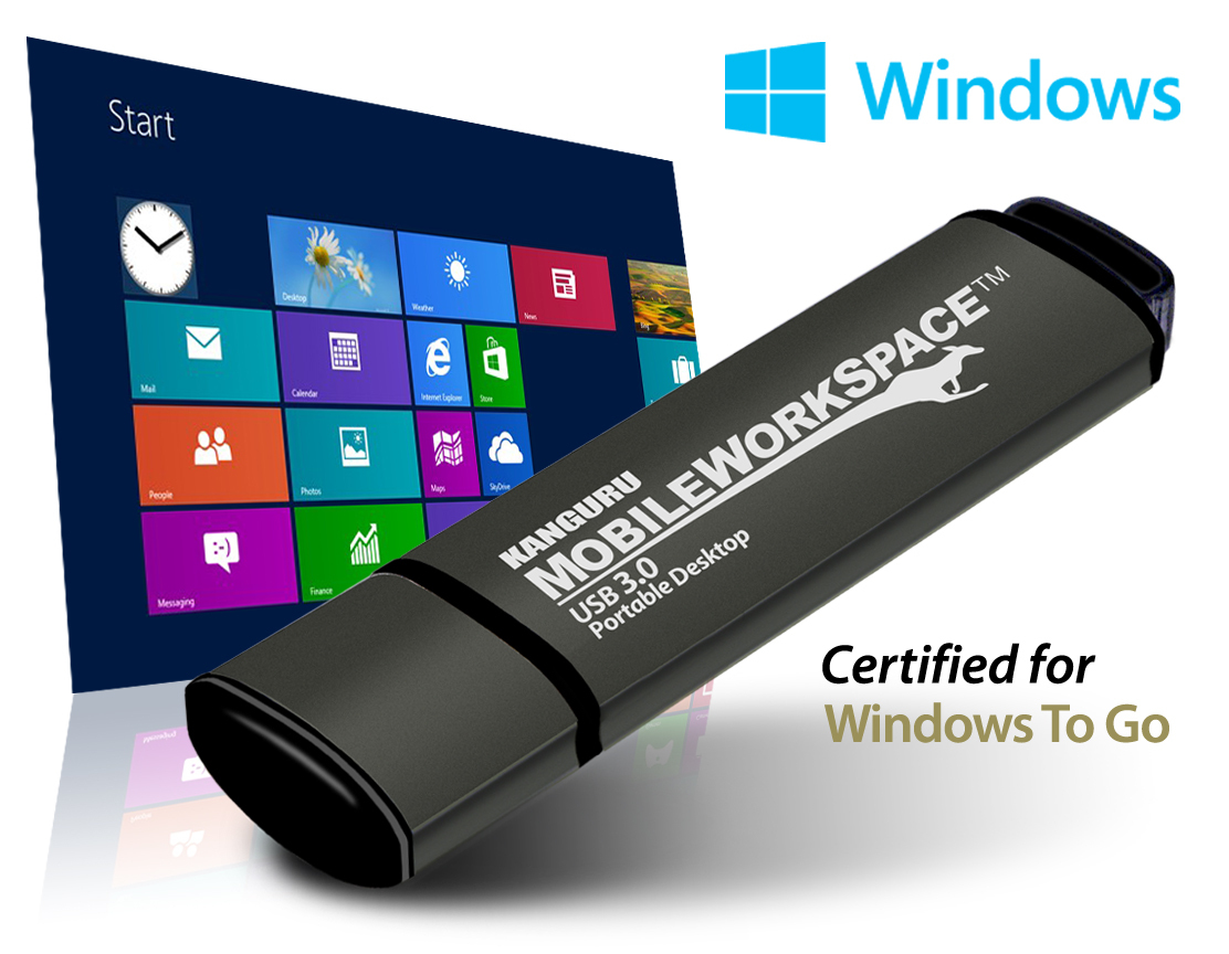 nederdel lysere katastrofale Kanguru Launches Microsoft-Certified, Windows To Go for a Complete OS  Desktop on a Fast USB 3.0 Flash Drive | Business Wire