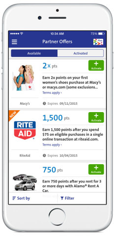 Plenti mobile app, which is available at both the Apple App Store and Google Play (Graphic: Business Wire)