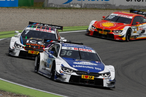 Samsung SDI inked an official partnership contract with BMW Motorsport for the prestigious DTM (Deutsche Tourenwagen Masters). The car, which names 'SAMSUNG BMW M4 DTM' driven by Maxime Martin, bore the logo of Samsung SDI in the DTM to be held in Hockenheimring, Germany from May 1-3. Photo sourced by www.press.bmwgroup.com.