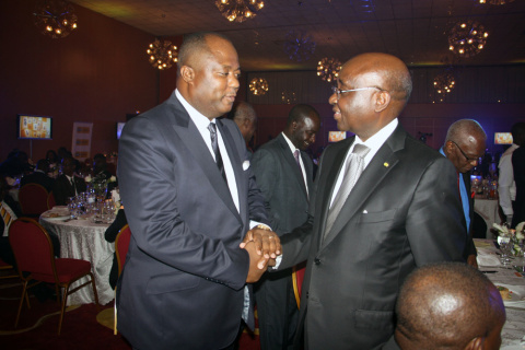 Claude Wilfrid Etoka et Donald Kaberuka (Photo: Business Wire).
